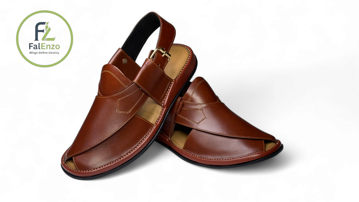 Mustard Gogo Charsadda Chappal β Classic Design