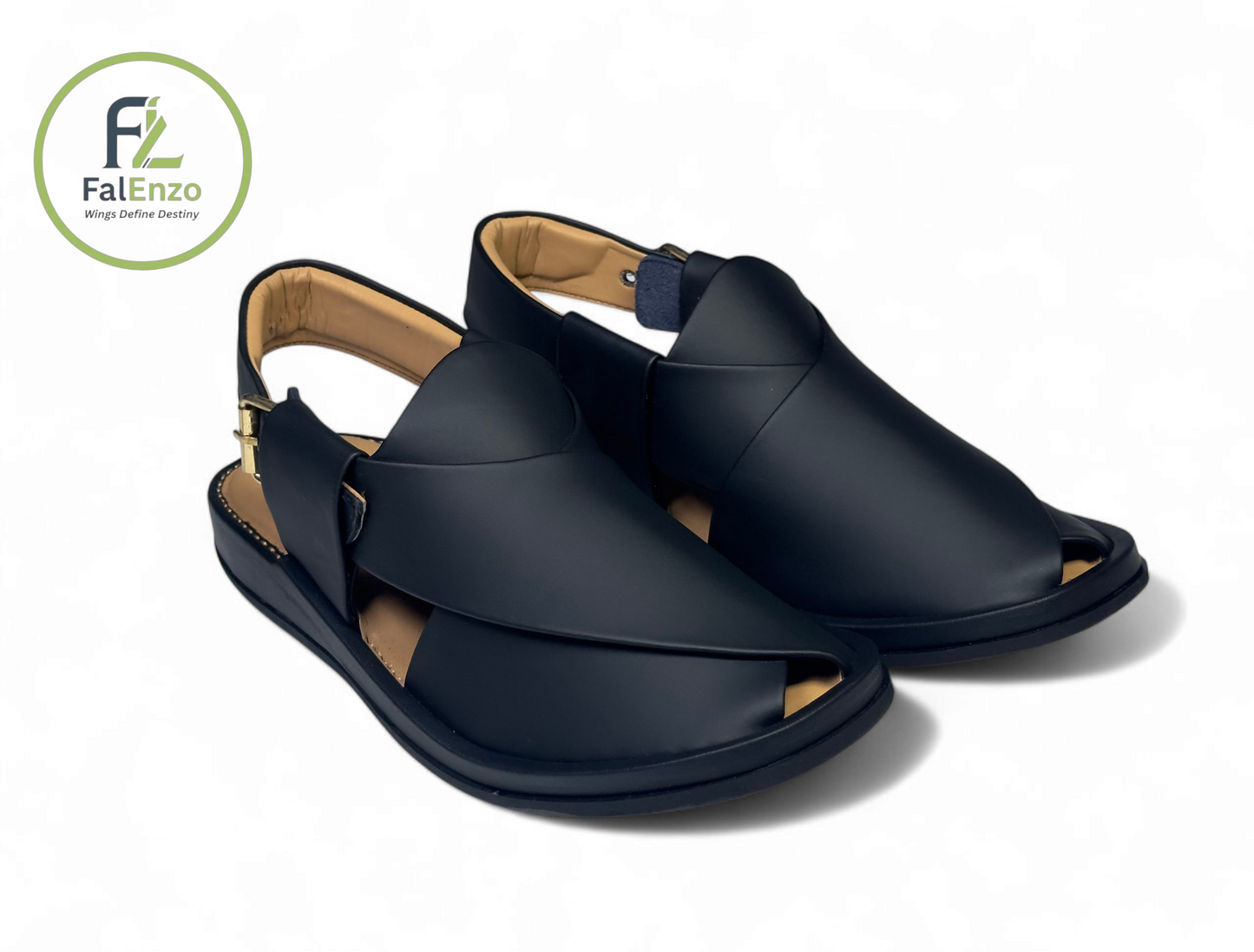 Black Matte Ring Sole Chappal – Daily Comfort