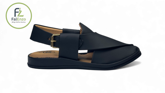 Black Matte Ring Sole Chappal – Daily Comfort