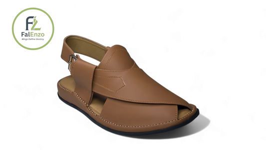 Light Mustard Gogo Charsadda Chappal – Classic Design